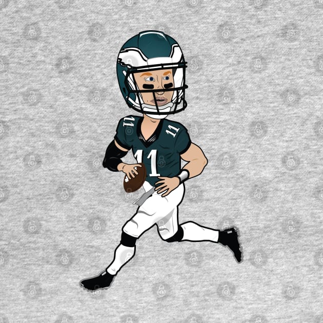 Carson Wentz Caricature by dopelope